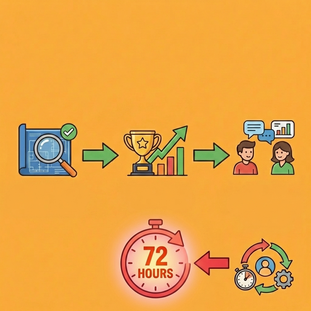 72 hours highlighted as the critical decision point for app retention